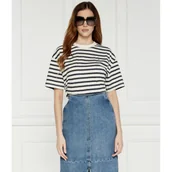 Koszulki i topy damskie - Tommy Hilfiger T-shirt | Oversize fit - miniaturka - grafika 1