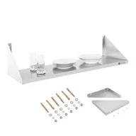 Meble gastronomiczne - Royal Catering Półka wisząca nierdzewna RCTR-90 300x900mm RCTR-90 RCTR-90 - miniaturka - grafika 1