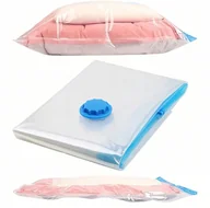 Pokrowce na ubrania - Worek Próżniowy na Ubrania Pościel do Pakowania Worki Próżniowe 60x80 cm - miniaturka - grafika 1