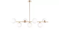 Lampy sufitowe - Lumina Deco Deco NOWOCZESNA LAMPA WISZĄCA MOSIĘŻNA FREDICA W7 LDP 6030-7 (GD) - miniaturka - grafika 1