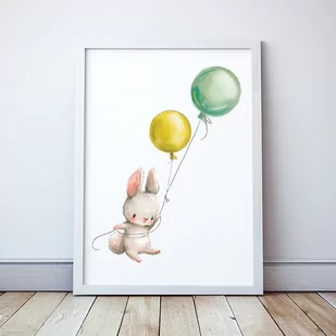 Plakat Króliczek Miluś format A3 - Plakaty - miniaturka - grafika 1