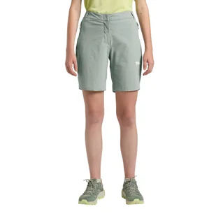 Damskie szorty Jack Wolfskin HIKEOUT SHORTS W slate green - 34 - Spodenki damskie - miniaturka - grafika 1