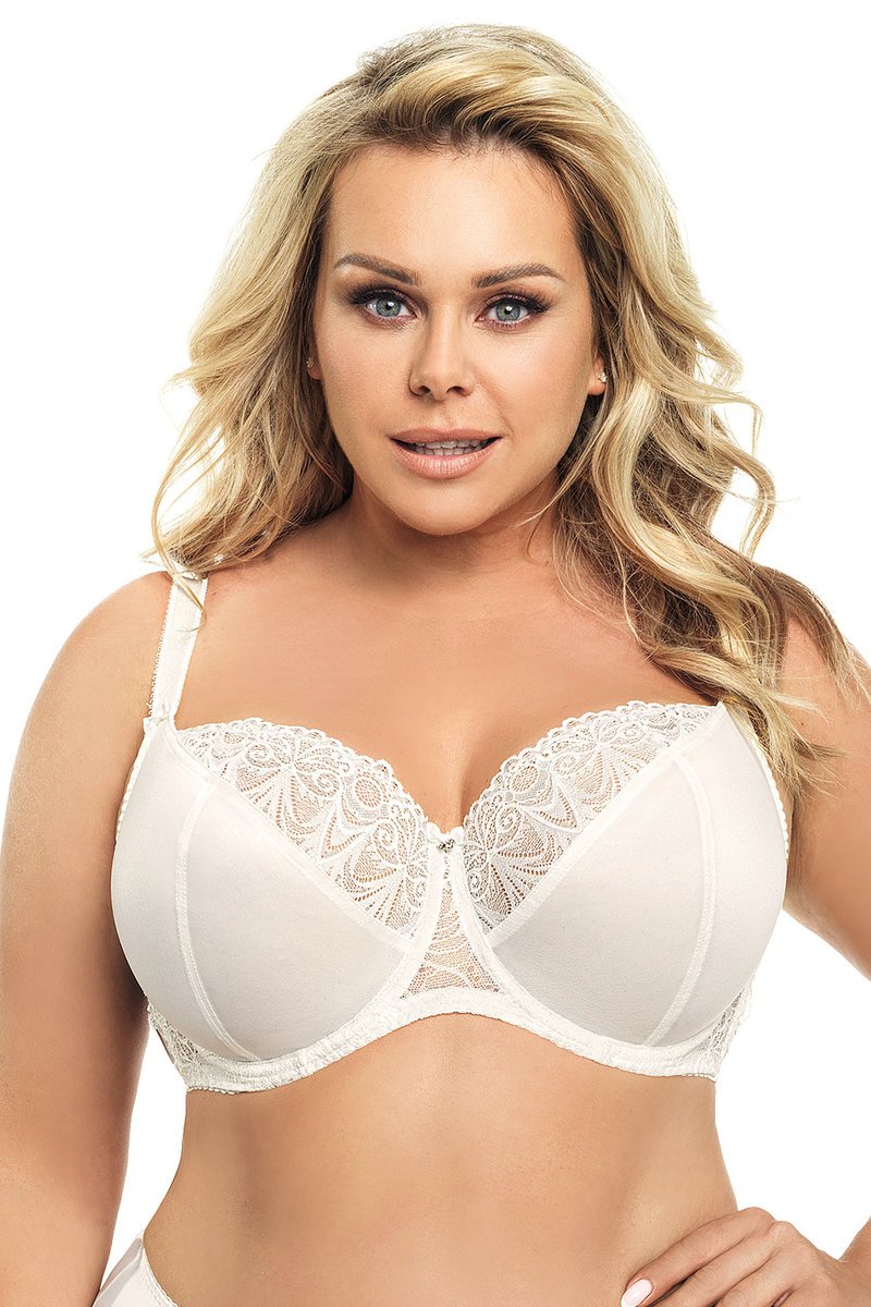 Gorsenia K425 Casablanca śmietanowy 95D Biustonosz miękki