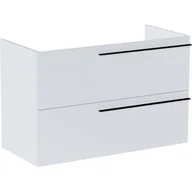 Szafki łazienkowe - Roca Ella szafka 98,5 cm podumywalkowa wisząca biały mat A857771529 - miniaturka - grafika 1