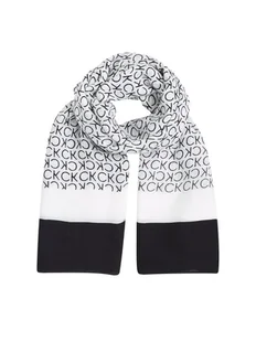 Calvin Klein Chusta K60K612706 Czarny - Apaszki i szaliki damskie - miniaturka - grafika 1