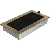 Kratki wentylacyjne - Parkanex kominkowa złoto galwaniczne żaluzja 17x30 - miniaturka - grafika 1