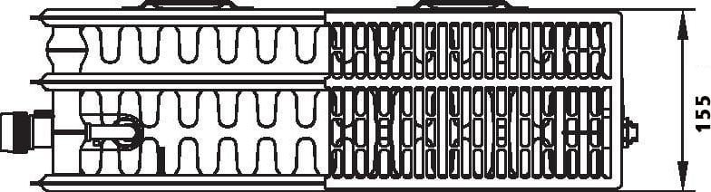 KERMI V 33/900/1200 lewy 2906WGrzejniki stalowe V33