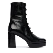 Botki damskie - Botki Fly London Evikfly P145353000 Czarny - miniaturka - grafika 1