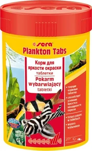 Sera Plankton Tabs Nature 100 ml - pokarm wybarwiający w tabletkach - Pokarm dla ryb - miniaturka - grafika 1