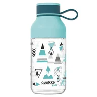 Shakery i bidony sportowe - Quokka Ice Kids with strap - Butelka na wodę z tritanu 430 ml z paskiem (Indian) - miniaturka - grafika 1