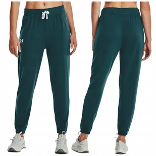 Spodnie DRESOWE damskie UNDER ARMOUR sportowe L - Dresy damskie - miniaturka - grafika 1