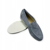 Mokasyny męskie - Mokasyny męskie zamszowe Old Money 43 - miniaturka - grafika 1