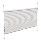 Rolety - Roleta Plisa Thermo 57 x 150 cm biały - miniaturka - grafika 1