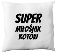 Kubki - Poduszka prezent dla miłośnika kotów, miłośnik kotów, koty, kot + imię, 1 - miniaturka - grafika 1