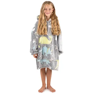 4Home Lamb poncho Dino, 72 x 150 cm - Koce i narzuty dla dzieci - miniaturka - grafika 1