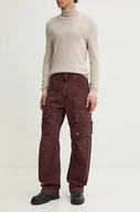 Spodnie męskie - G-Star Raw spodnie bawełniane kolor bordowy proste D25359-D491 - miniaturka - grafika 1