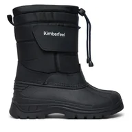 Buty dla chłopców - Śniegowce Kimberfeel Beryl Czarny - miniaturka - grafika 1