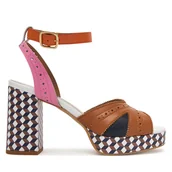 Sandały damskie - Sandały Fly London Ebanfly P145454 Kolorowy - miniaturka - grafika 1