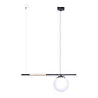 Lampy sufitowe - Kaja ALFRED OLSZEWSKI Lampa wisząca z matowym kloszem w stylu boho K-4950 z serii TAMBO - miniaturka - grafika 1