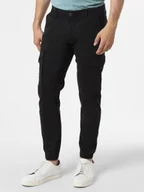 Spodnie męskie - Jack & Jones Spodnie Mężczyźni Bawełna czarny jednolity, 31-32 - miniaturka - grafika 1