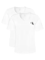 Koszulki i topy damskie - Calvin Klein Jeans Komplet 2 t-shirtów LV047C906G Kolorowy Regular Fit - miniaturka - grafika 1
