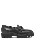 Półbuty damskie - Badura Loafersy TROPEA-E23-28188PE Czarny - miniaturka - grafika 1