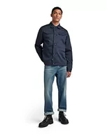 Kurtki męskie - G-STAR RAW Męska kurtka robocza, Niebieski (Salute C900-C742), L - miniaturka - grafika 1