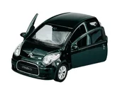 Samochody i pojazdy dla dzieci - WELLY CITROEN C1 ZIELONY 1:34 SAMOCHÓD NOWY METALOWY MODEL - miniaturka - grafika 1