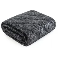 Narzuty - Narzuta EUROFIRANY Blink 6 170 x 210 cm Czarny - miniaturka - grafika 1
