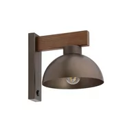 Lampy ścienne - OSLO BROWN KINKIET 1 PŁ - miniaturka - grafika 1