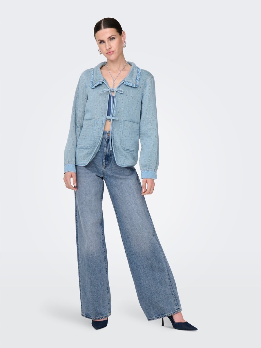 ONLY SPODNIE JEANSOWE DAMSKIE NIEBIESKIE PROSTE 28/34 7AA
