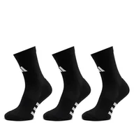 Skarpetki męskie - Zestaw 3 par wysokich skarpet unisex adidas Performance Cushioned IC9521 Czarny - miniaturka - grafika 1