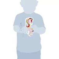 Prace ręczne dla dzieci - Jednorożec z materiału do pomalowania - miniaturka - grafika 1