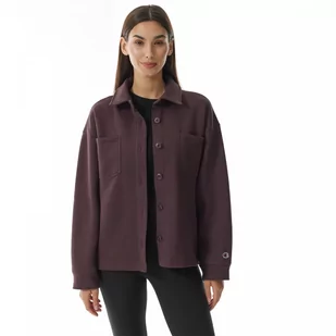 Damska bluza koszulowa Champion Rochester Long Sleeves Top - brązowa - CHAMPION - Bluzy sportowe damskie - miniaturka - grafika 1