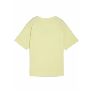 Damska koszulka o luźnym kroju Essentials Nature 2.0 PUMA Gold Moon Yellow - Koszulki sportowe damskie - miniaturka - grafika 1