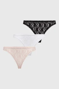 Guess figi 3-pack kolor różowy z koronki O4GG34 KC5L0 - Majtki damskie - miniaturka - grafika 1