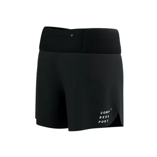 COMPRESSPORT Spodenki biegowe damskie PERFORMANCE SHORT black - Spodnie sportowe damskie - miniaturka - grafika 4