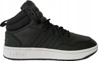 Buty sportowe męskie - 46 2/3 Buty Adidas Męskie Hoops MID Czarne GZ6679 - miniaturka - grafika 1