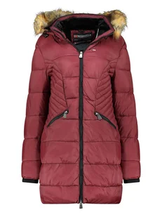 Geographical Norway Płaszcz pikowany w kolorze bordowym - Kurtki damskie - miniaturka - grafika 1