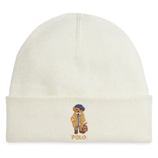 Czapka Polo Ralph Lauren 313978909001 Écru - Czapki dla dzieci - miniaturka - grafika 1
