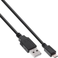 Kable USB - Kabel USB InLine USB-A - microUSB 1 m Czarny 31710Q - miniaturka - grafika 1