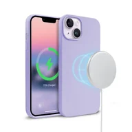 Etui i futerały do telefonów - Crong Color Cover Magnetic - Etui iPhone 14 MagSafe (fioletowy) - miniaturka - grafika 1