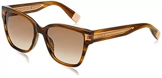 Okulary przeciwsłoneczne - Furla Unisex SFU592V okulary przeciwsłoneczne, brązowe, 54, brązowy, 54 - grafika 1