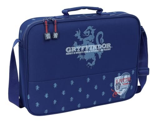 HARRY POTTER CAPTAIN - plecak na pozaszkolny, teczka, torba na ramię, wygodny i wszechstronny, jakość i wytrzymałość, 38 x 6 x 28 cm, Granatowy, M, Casual