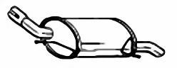 Tłumik końcowy IZAWIT 21.905A 5852122 - Tłumiki - miniaturka - grafika 1