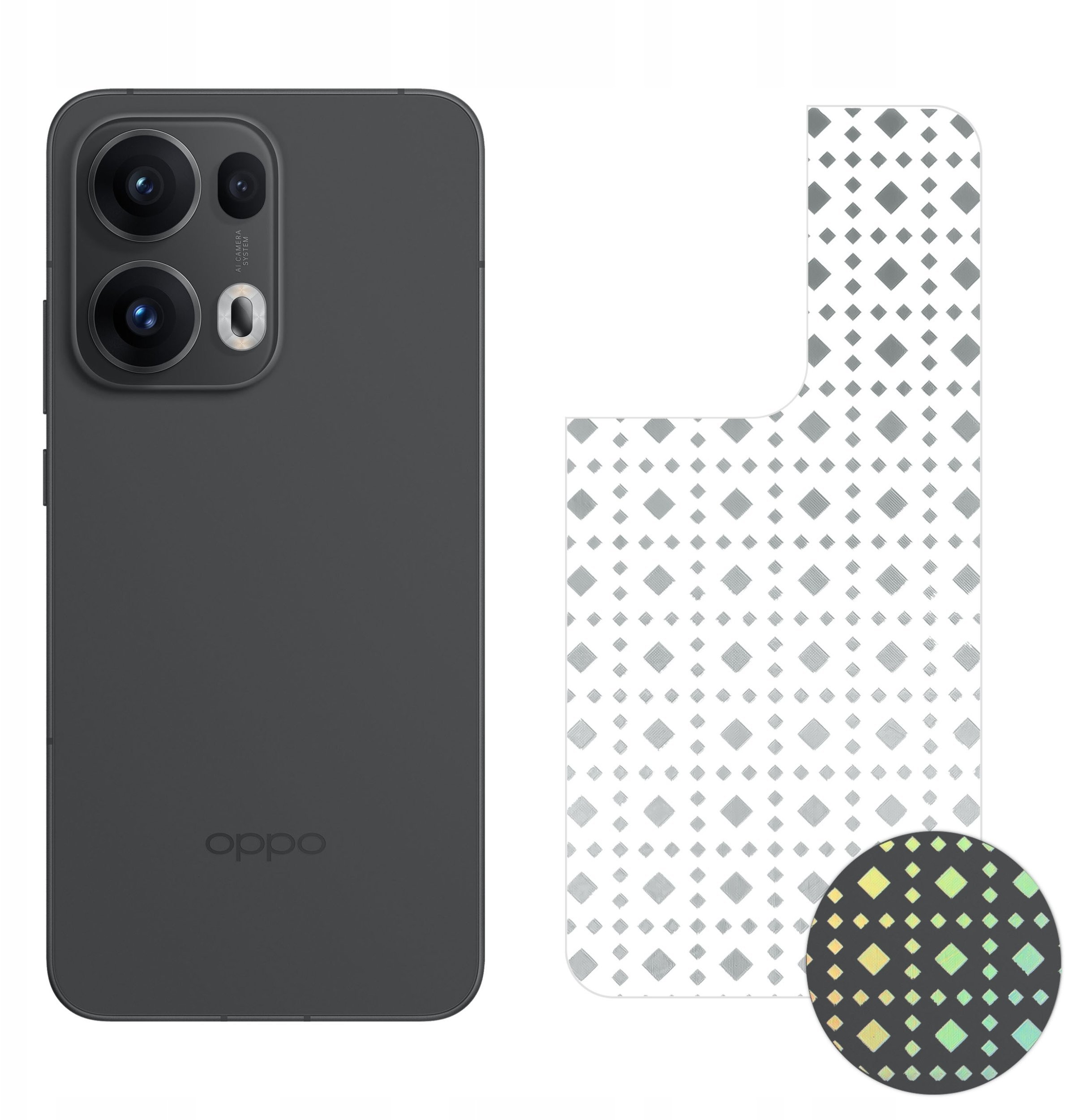 FOLIA HYDROŻELOWA OCHRONNA NA TYŁ TELEFONU WZÓR do Oppo Reno 13 Pro 5G