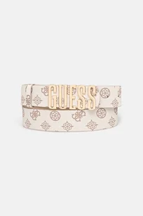 Guess pasek damski kolor beżowy BW9173 P4435 - Paski - miniaturka - grafika 1