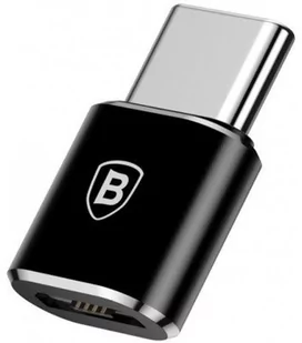 Baseus Adapter USB Baseus Micro USB Typ C Czarny 28296-uniw - Adaptery i przejściówki - miniaturka - grafika 2
