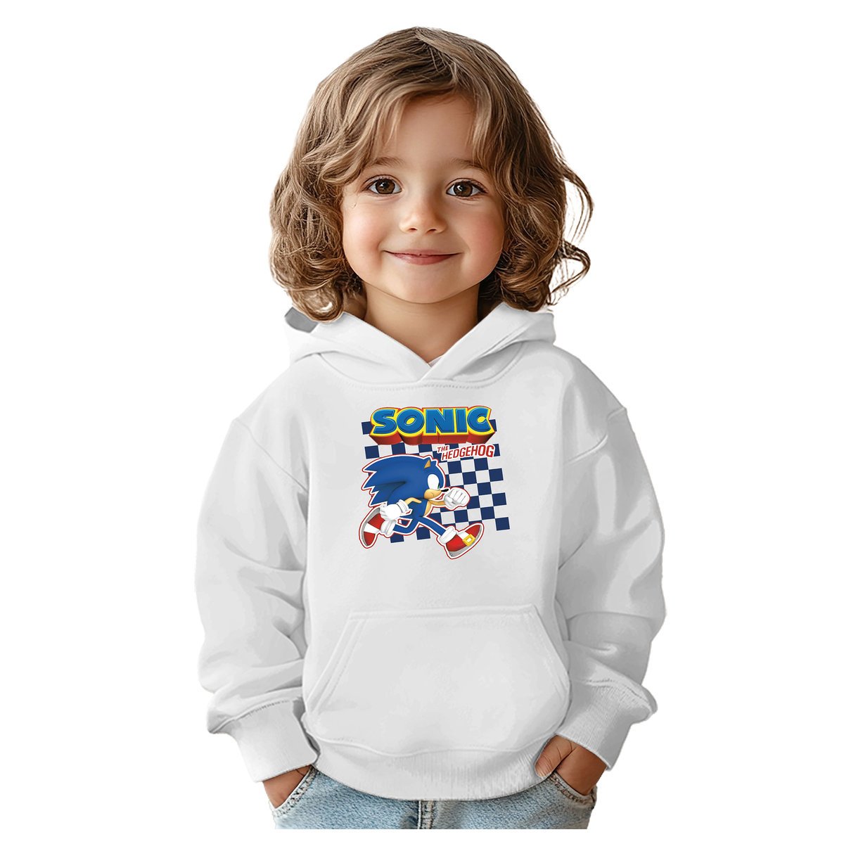 BLUZA DZIECIĘCA SONIC 110-122 CHŁOPIĘCA DZIEWCZĘCA PREZENT
