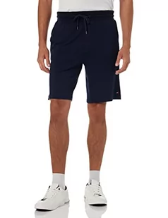Tommy Hilfiger męskie spodenki dresowe z bocznymi paskami, niebieskie, Desert Sky, XL - Spodenki męskie - miniaturka - grafika 1